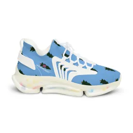 Blue Green Pine Men's Shoes, Christmas Trees Best Comfy Men's Mesh Sports Sneakers Shoes (US Size: 5-12)