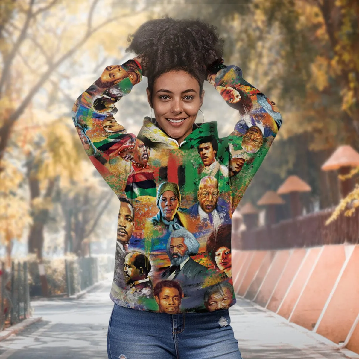 Civil Rights Moments All-over Hoodie
