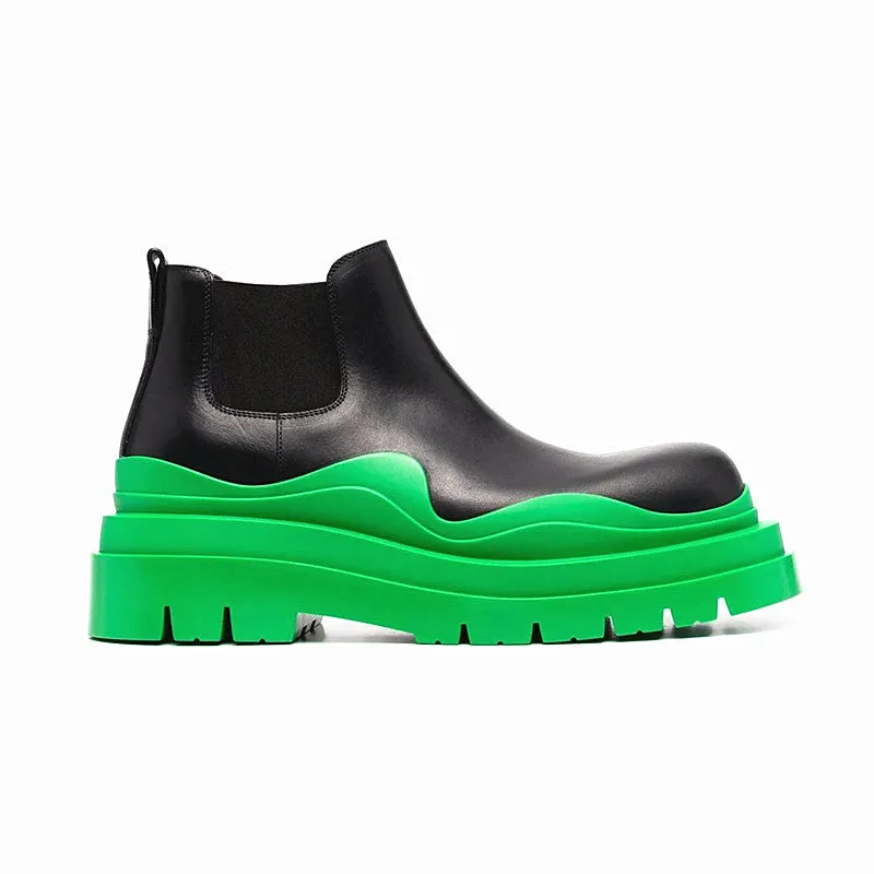 Classic Urban Mens Leather Ankle Boots - British Martin Style B