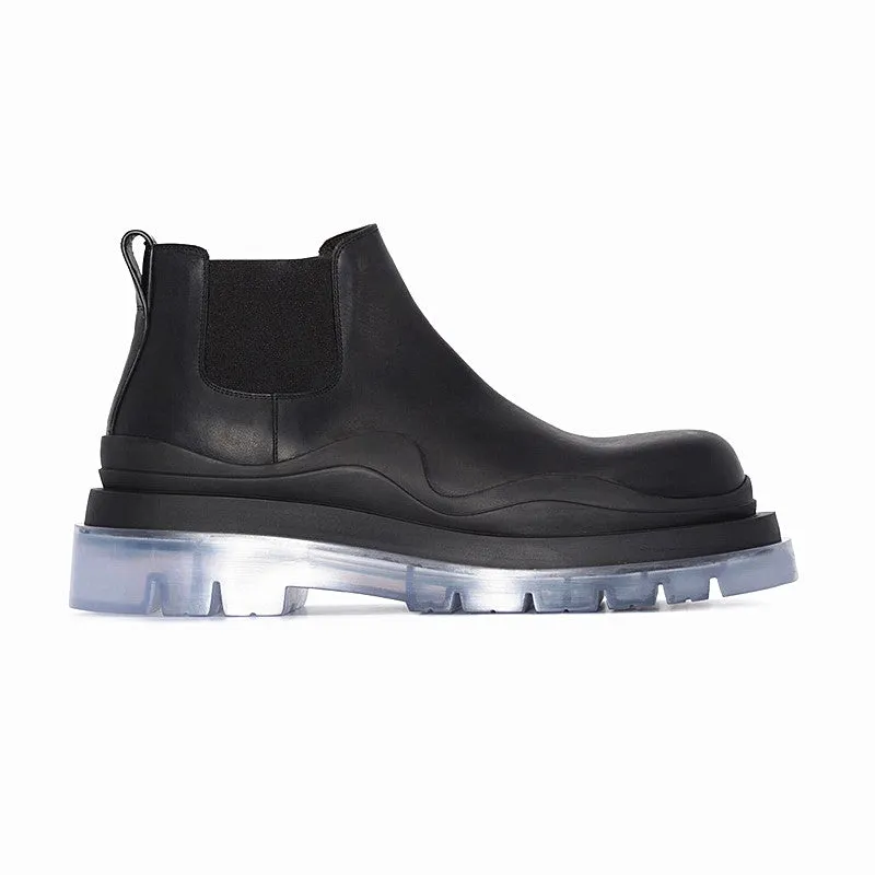 Classic Urban Mens Leather Ankle Boots - British Martin Style