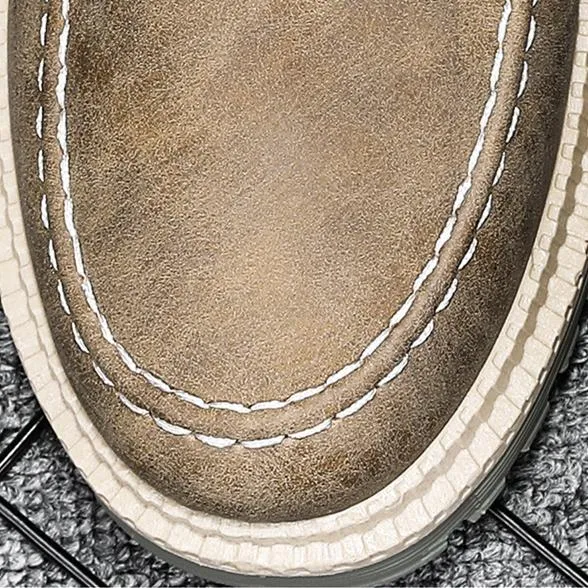 Men's high cut front-lace combat boots | Retro British style martin boots