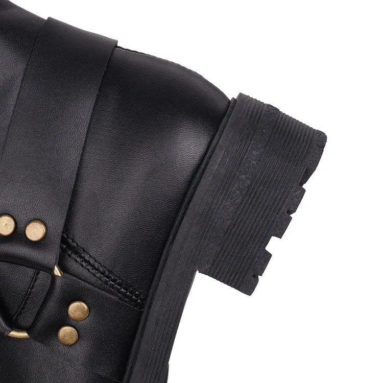 Womens' Heels Knee High Knight Boots
