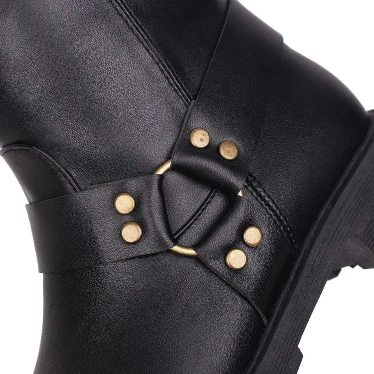 Womens' Heels Knee High Knight Boots