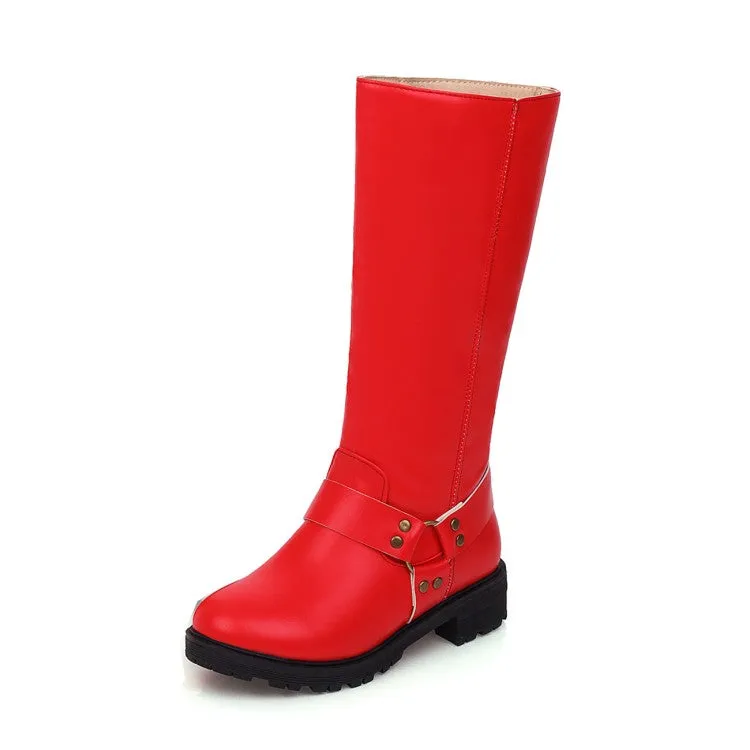 Womens' Heels Knee High Knight Boots