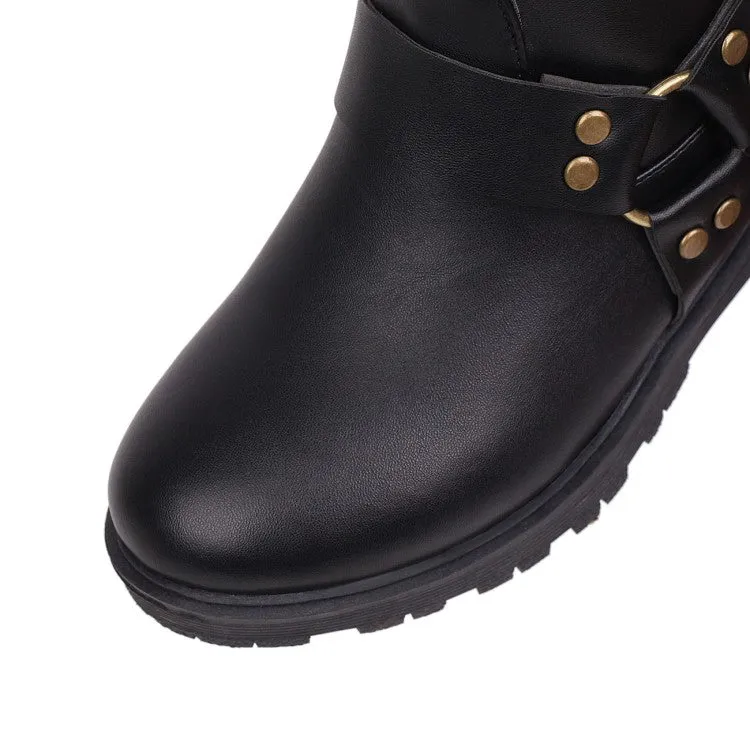 Womens' Heels Knee High Knight Boots