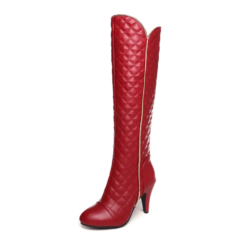 Women's High Stiletto Martin Boots