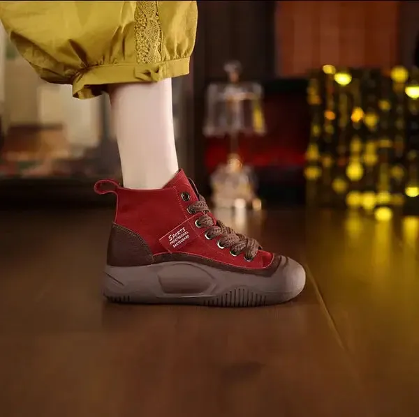 Women's New High Top Thick Sole Martin Boots